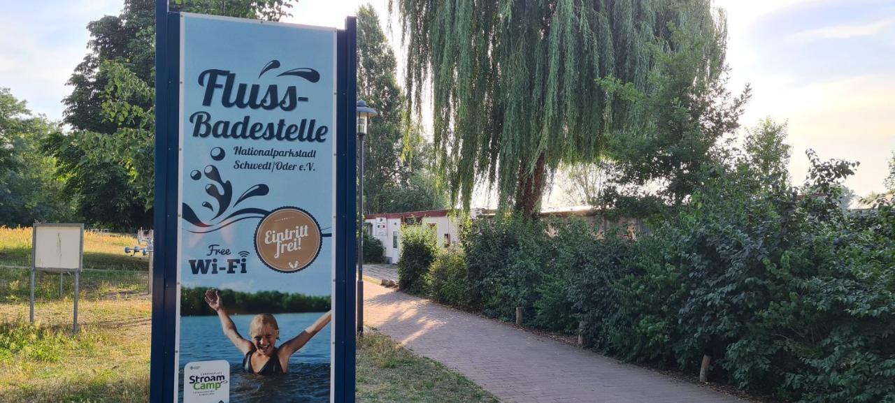 Die Ferienwohnung "Am Kietz" Schwedt Dış mekan fotoğraf